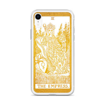 The Empress Golden Iphone Case - Apollo Tarot