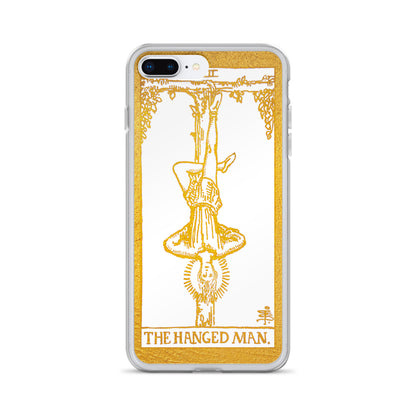 The Hanged Man Golden iPhone Case - Apollo Tarot