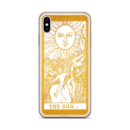 The Sun Golden iPhone Case - Apollo Tarot