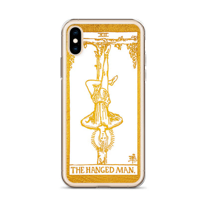 The Hanged Man Golden iPhone Case - Apollo Tarot