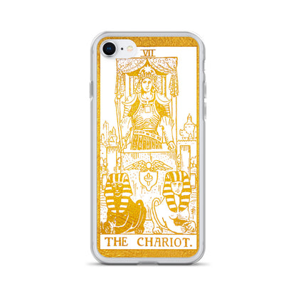 The Chariot Golden iPhone Case - Apollo Tarot