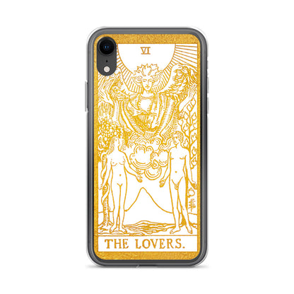 The Lovers Golden iPhone Case - Apollo Tarot