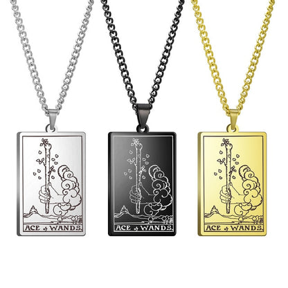 Tarot Necklace | Suit of Wands Pendants | Apollo Tarot