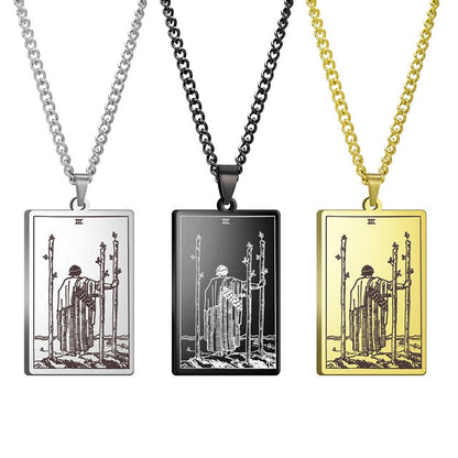 Tarot Necklace | Suit of Wands Pendants | Apollo Tarot