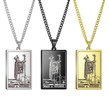 Tarot Necklace | Suit of Wands Pendants | Apollo Tarot