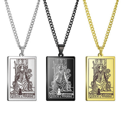 Tarot Necklace | Suit of Wands Pendants | Apollo Tarot