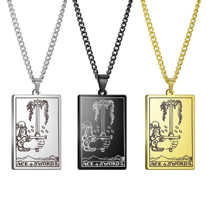 Tarot Necklace | Suit of Swords Pendants | Apollo Tarot