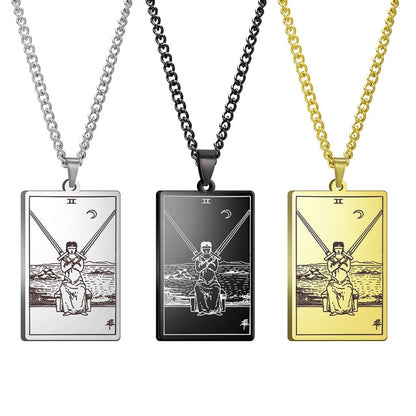 Tarot Necklace | Suit of Swords Pendants | Apollo Tarot