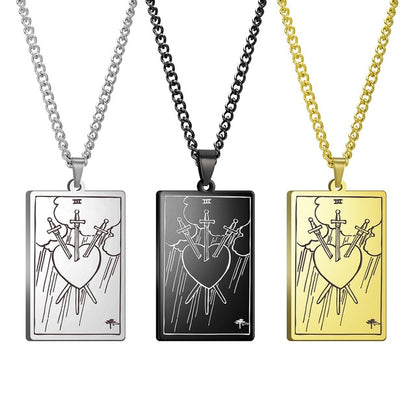 Tarot Necklace | Suit of Swords Pendants | Apollo Tarot