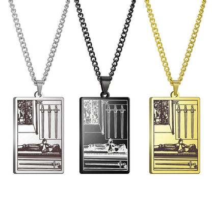 Tarot Necklace | Suit of Swords Pendants | Apollo Tarot