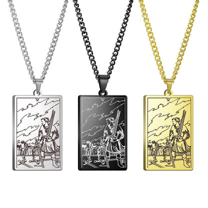 Tarot Necklace | Suit of Swords Pendants | Apollo Tarot