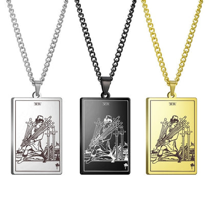 Tarot Necklace | Suit of Swords Pendants | Apollo Tarot