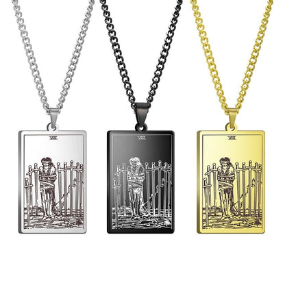 Tarot Necklace | Suit of Swords Pendants | Apollo Tarot