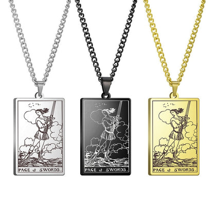 Tarot Necklace | Suit of Swords Pendants | Apollo Tarot