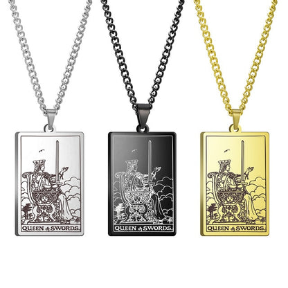 Tarot Necklace | Suit of Swords Pendants | Apollo Tarot