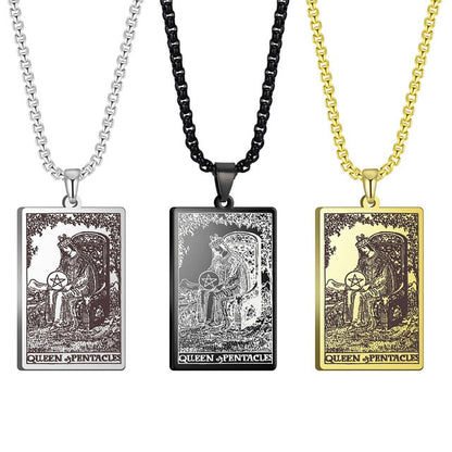 Tarot Necklace | Suit of Pentacles Pendants | Apollo Tarot