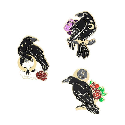 Gothic Witch Enamel Pins | Apollo Tarot