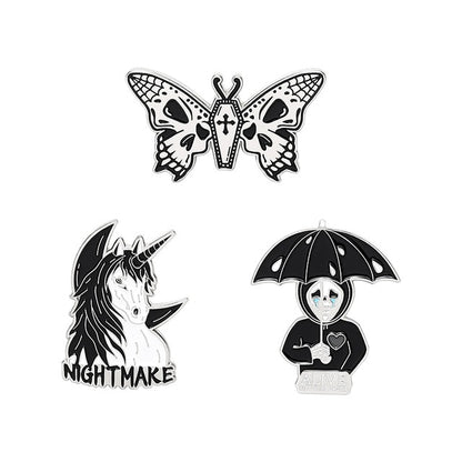 Gothic Witch Enamel Pins | Apollo Tarot