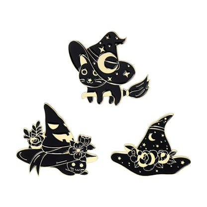 Gothic Witch Enamel Pins | Apollo Tarot