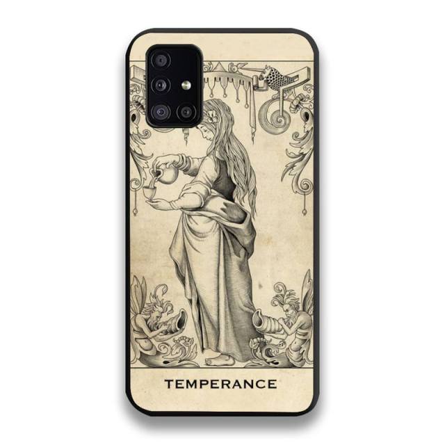 Tarot Phone Case | Major Arcana Tarot Card Flexi Cover For Samsung Galaxy Cell Phone Models | Apollo Tarot