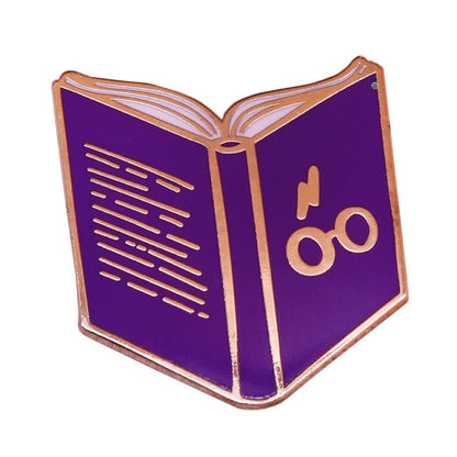 Grimoire Book Worm Witchy Pins | Apollo Tarot