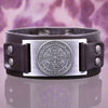 Angel Leather Bracelet | Archangel Uriel Sigil | Apollo Tarot
