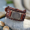 Angel Leather Bracelet | Archangel Uriel Sigil | Apollo Tarot