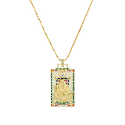 Enamel Tarot Cards Necklace | Apollo Tarot