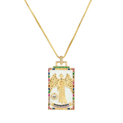 Enamel Tarot Cards Necklace | Apollo Tarot