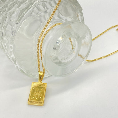 Tarot Necklace | Major Arcana Minimalist Pendant | Tarot Card Jewelry | Apollo Tarot