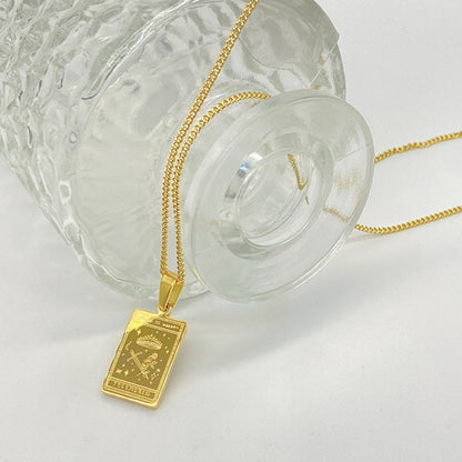 Tarot Necklace | Major Arcana Minimalist Pendant | Tarot Card Jewelry | Apollo Tarot