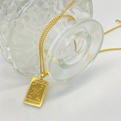 Tarot Necklace | Major Arcana Minimalist Pendant | Tarot Card Jewelry | Apollo Tarot