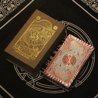 Gold Foil Tarot Deck | High End Rider-Waite Cards With English Guidebook For Beginner Tarot Readers | Witchy Gift Premium Box | Apollo Tarot