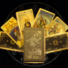 Load image into Gallery viewer, Gold Foil Tarot Deck | High End Rider-Waite Cards With English Guidebook For Beginner Tarot Readers | Witchy Gift Premium Box | Apollo Tarot