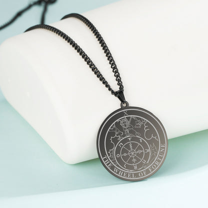 Round Tarot Card Necklace | Major Arcana Amulet Pendants | Apollo Tarot