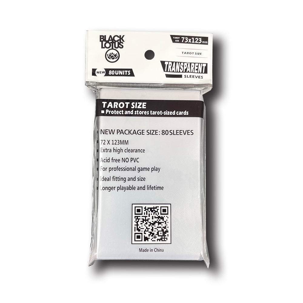 Sleeves For Tarot Cards | 80pcs 73x123mm Clear Matte Sleeve Holders