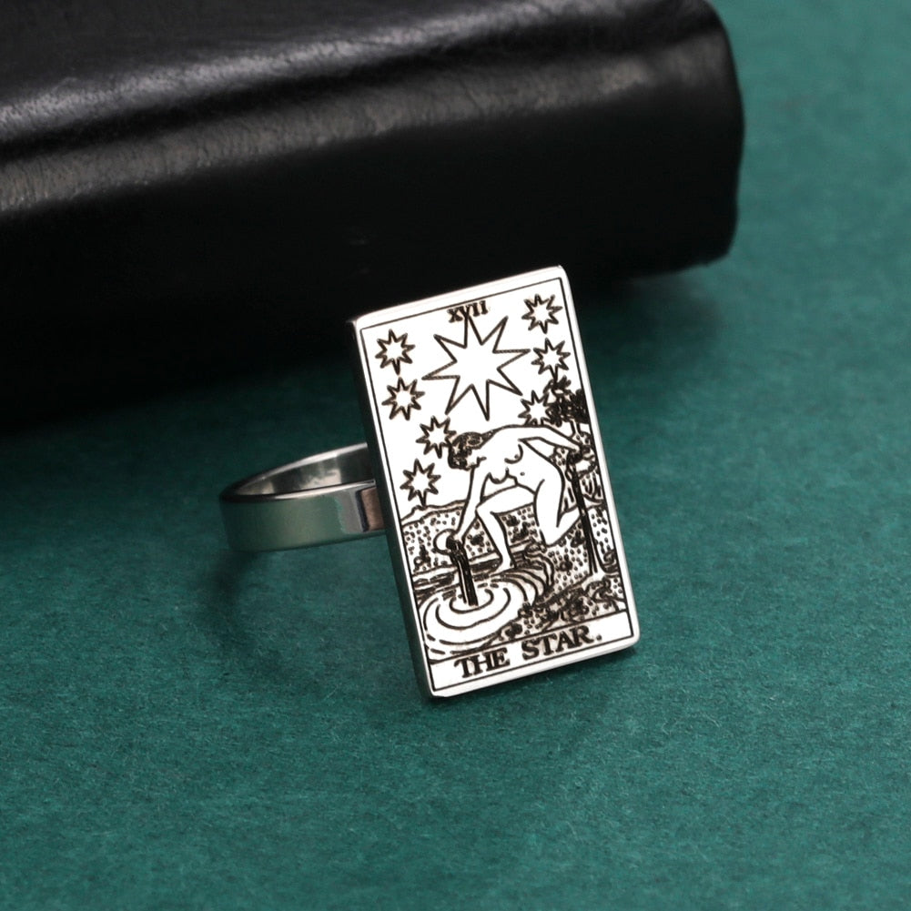 Tarot Ring | Silver Major Arcana Cards | Apollo Tarot