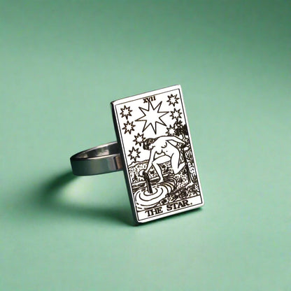 Tarot Ring | Silver Major Arcana Cards | Apollo Tarot