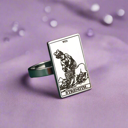 Tarot Ring | Silver Major Arcana Cards | Apollo Tarot