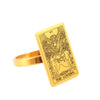 Load image into Gallery viewer, Tarot Ring | Gold Major Arcana Cards | Apollo Tarot