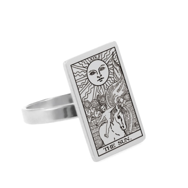 Tarot Ring | Silver Major Arcana Cards | Apollo Tarot