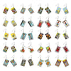 Load image into Gallery viewer, Tarot Card Dangle Earrings | Handmade Acrylic Major Arcana Pendants | Esoteric Jewelry | Apollo Tarot