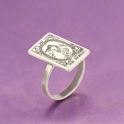 Tarot Ring | Silver Major Arcana Cards | Apollo Tarot