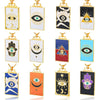 🧿 Evil Eye Necklace | Hamsa Hand Charm | Tarot Card Shaped Pendants | Apollo Tarot