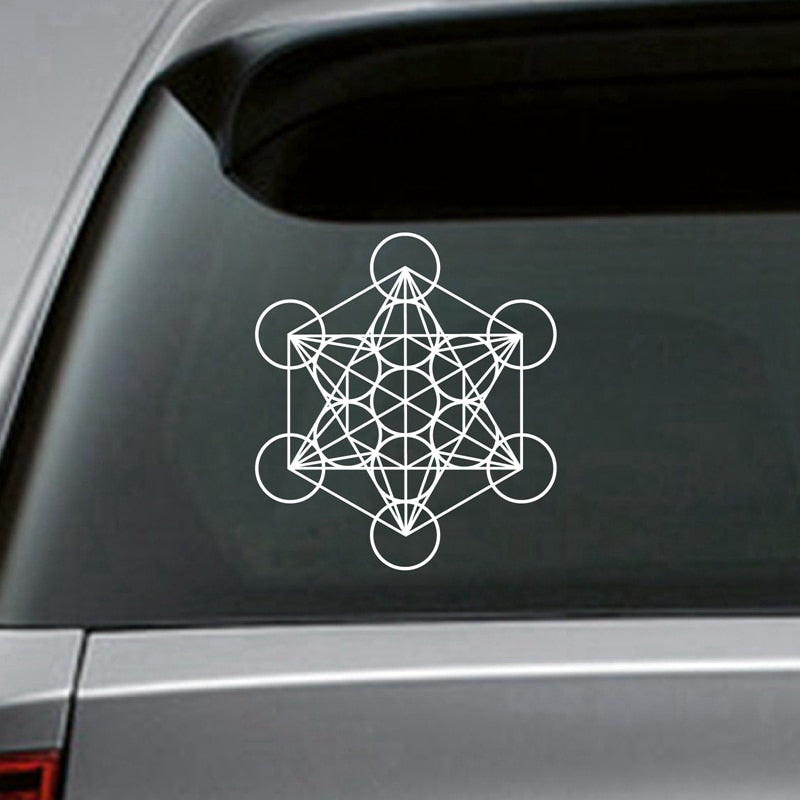Metatron Vinyl Sticker | Sacred Geometry Decal