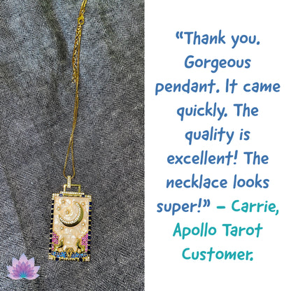 Tarot Necklace | Bijou Tarot Card Pendant