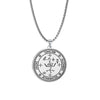 Archangel Sigil Necklaces | Angel Magick Talisman Enochian Amulet | Stainless Steel Long Chain Round Pendants | Apollo Tarot Shop