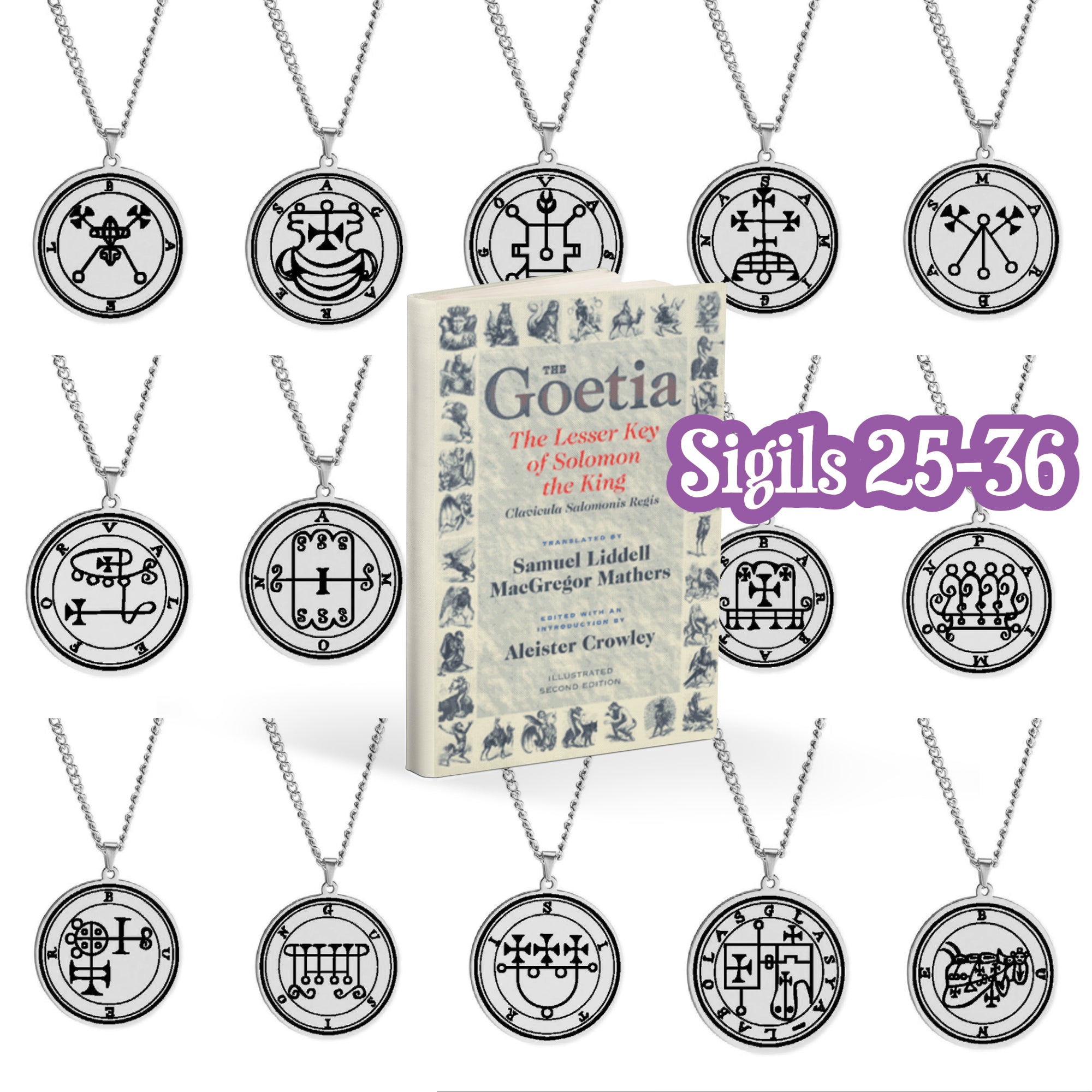 COLLIER PENDENTIF ASMODÉE sceau acier de Goetia démon luxure roi clé de Salomon EUR 23,35 - FR COLLIER PENDENTIF ASMODÉE sceau acier de Goetia démon luxure roi clé de Salomon EUR 23,35 - FR