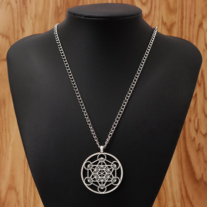 Archangel Metatron Sigil Necklace | Sacred Geometry Angel Seal Pendant | Solomon Spiritual Jewelry | Apollo Tarot Shop