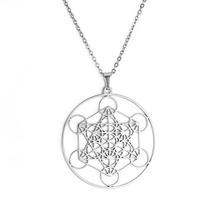 Archangel Metatron Sigil Necklace | Sacred Geometry Angel Seal Pendant | Solomon Spiritual Jewelry | Apollo Tarot Shop